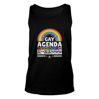 Gay Agenda Week Days Attractive Gift 2022 Unisex Tank Top - Thegiftio