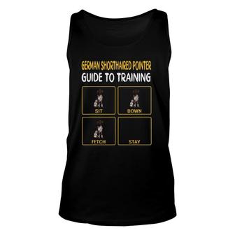 German Shorthaired Pointer Guide To Training Dog Obedience Unisex Tank Top - Seseable