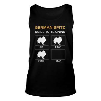 German Spitz Guide To Training Dog Obedience Dog Commands Unisex Tank Top - Seseable