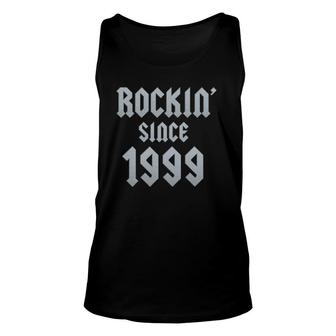 Gift For 22 Years Old Classic Rock 1999 22Nd Birthday Unisex Tank Top - Seseable