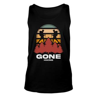 Gone Hiking Explore Travel Lover Vintage Great Unisex Tank Top - Seseable