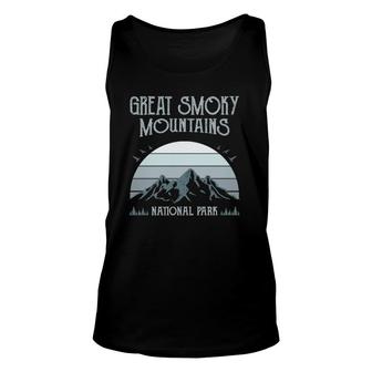 Great Smoky Mountains Vintage National Park Gift Unisex Tank Top - Seseable