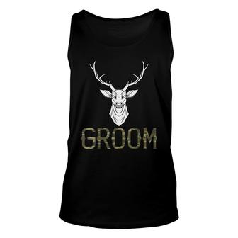 Groom Bachelorette Party Camouflage Bachelor Night Unisex Tank Top - Seseable