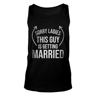 Groom Funny Bachelor Supplies Clothes Party Wedding Unisex Tank Top - Seseable