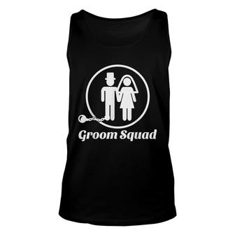 Groom Squad T | Groom Groomsmen | Bachelor Party Unisex Tank Top - Seseable