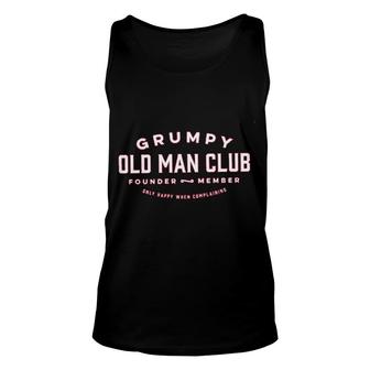 Grumpy Old Man Club Design 2022 Gift Unisex Tank Top - Seseable