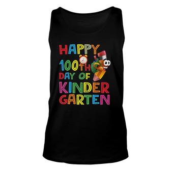 Happy 100 Days Kindergarten School Teacher Student 100Th Day Unisex Tank Top - Seseable