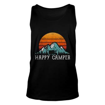 Happy Camper Camping Hiking For Men Women & Kids Unisex Tank Top - Seseable