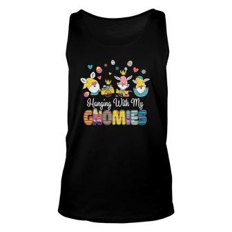 Happy Easter Day Bunny Gnome Hanging With My Gnomies Women Unisex Tank Top | Mazezy