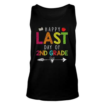 Happy Last Day Of 2Nd Grade Funny Gift Teacher Students Unisex Tank Top - Seseable