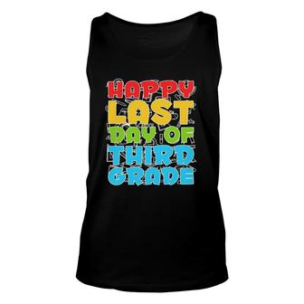 Happy Last Day Of 3Rd Grade Third Grade Gif Unisex Tank Top - Seseable