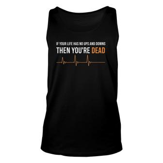 Healthcare Hero Heartbeat Ups And Downs Medical Unisex Tank Top | Mazezy