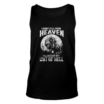 Heaven Out Of Hell Wolf Aesthetic Gift 2022 Unisex Tank Top - Thegiftio UK