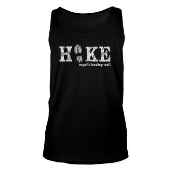 Hike Angels Landing Trail Zion National Park Unisex Tank Top | Mazezy