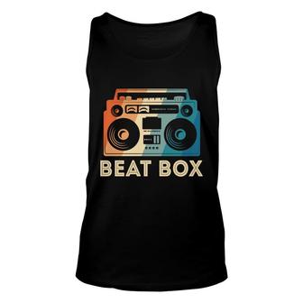 Hip Hop Beat Box Music Lovers Mixtape 80S 90S Retro Style Unisex Tank Top | Seseable UK