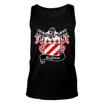 Hoffman Coat Of Arms Surname Last Name Family Crest Unisex Tank Top - Seseable