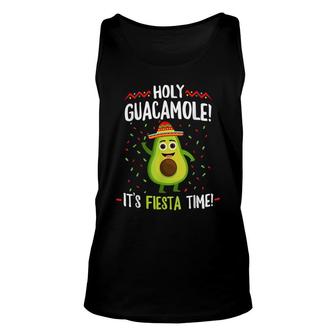 Holy Guacamole Its Fiesta Time Party Cinco De Mayo Unisex Tank Top - Seseable