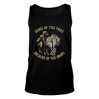 Home Of The Free Attractive Gift 2022 Unisex Tank Top - Thegiftio