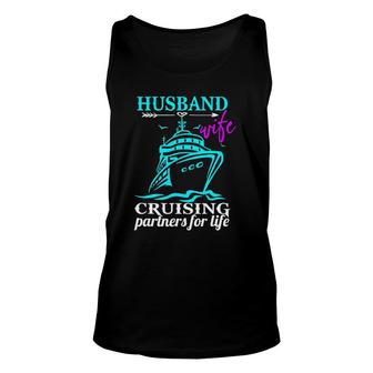 Husband And Wife Cruising Partners Honeymoon Trip Vacation Unisex Tank Top | Mazezy