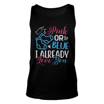I Already Love You Baby Gender Reveal Party Unisex Tank Top - Seseable