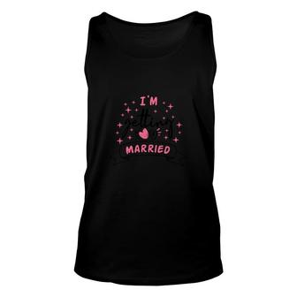 I Am Getting Married Pink Gilter Great Gift Unisex Tank Top - Seseable