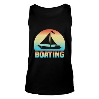 I Love Motor Boating Vintage Retro 70S Style Hobby Unisex Tank Top - Seseable