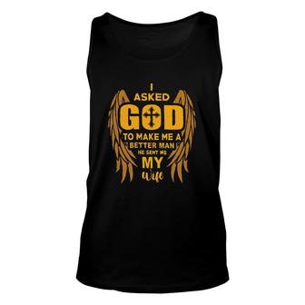 I Love My Wife Funny Enjoyable Gift 2022 Unisex Tank Top - Thegiftio UK