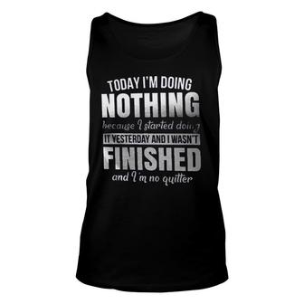 Im Doing Nothing Attractive Gift 2022 Unisex Tank Top - Thegiftio