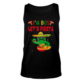 Im Dos Lets Fiesta Toddler Cinco De Mayo Mexican Guitar Unisex Tank Top - Seseable