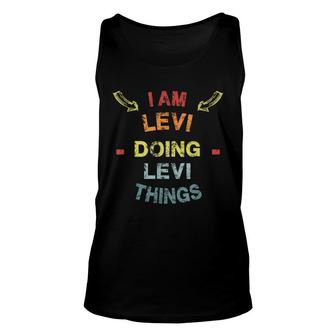 Im Levi Doing Levi Things Cool Funny Christmas Unisex Tank Top | Seseable UK
