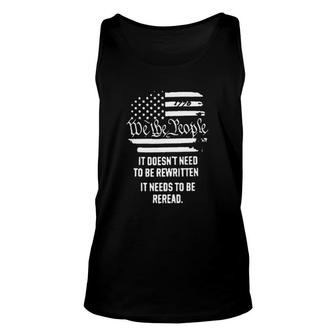 It Doesnt Need To Be Rewritten New Mode Unisex Tank Top - Seseable