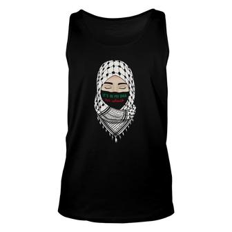 Its In My Dna Free Palestine Stand With Gaza Arabic Women Unisex Tank Top - Seseable