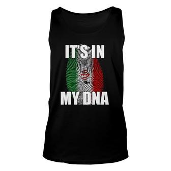Its In My Dna Iranian Flag Unisex Tank Top | Mazezy