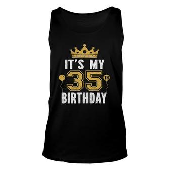 Its My 35Th Birthday Gift For 35 Years Old Man And Woman Unisex Tank Top - Seseable