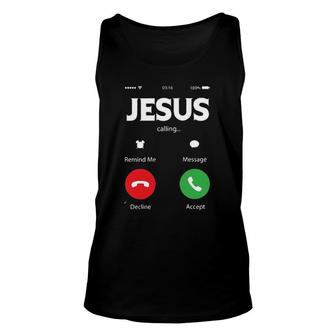 Jesus Calling Remind Message Best New Gift Unisex Tank Top - Thegiftio