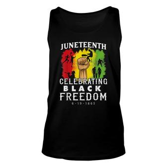 Juneteenth Celebrate Black Freedom 1865 June 19Th Men Women V3 Unisex Tank Top - Thegiftio UK