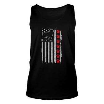 Labrador American Flag 4Th Of July Patriotic Lab Dog Unisex Tank Top - Seseable