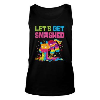 Lets Get Smashed Funny Mexican Cinco De Mayo Unisex Tank Top - Seseable