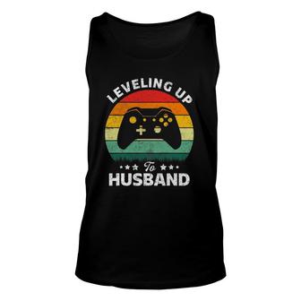 Leveling Up To Husband Engagement For Video Game Lovers Unisex Tank Top - Seseable