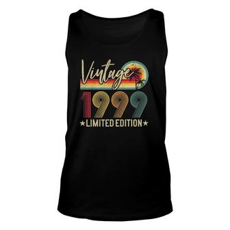 Limited Edition 1999 22Nd Birthday Gift 22 Years Old Vintage Unisex Tank Top - Seseable