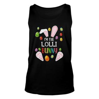 Lolli Easter Matching Family Party Egg Bunny Face Costume Unisex Tank Top - Seseable
