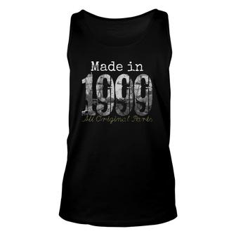 Made In 1999 Tee - 22 Years Old 1999 22Nd Birthday Gift Unisex Tank Top - Seseable