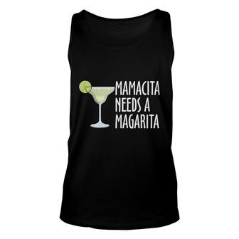 Mama Cita Needs A Margarita Lemon Cocktail Unisex Tank Top - Seseable