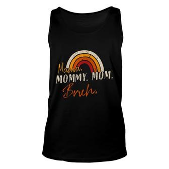 Mama Mommy Mom Bruh Mommy Funny Vintage Unisex Tank Top - Seseable