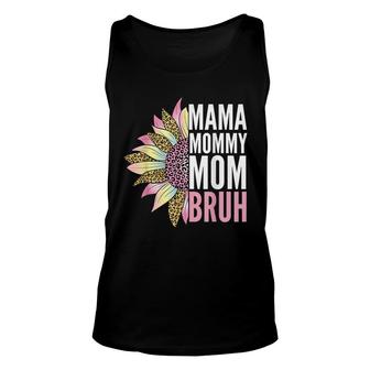 Mama Mommy Mom Bruh Sunflower Women Boys Girls Kids Unisex Tank Top - Seseable