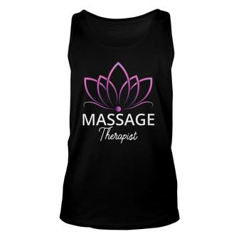 Womens Massage Therapy For Men Women Massage Therapist V-Neck Tank Top | Mazezy