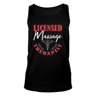 Massage Therapist Therapy Body Treatment Masseuse Masseur Unisex Tank Top | Mazezy