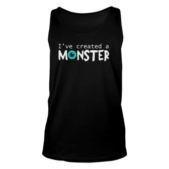 Matching Dad And Son I Created A Monster Set Funny Tee Unisex Tank Top | Mazezy
