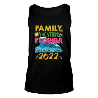 Matching Family Vacation Florida 2022 Funny Summer Beach Unisex Tank Top | Mazezy