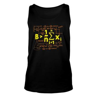 Math Teacher Be Greater Than Average Back To School Unisex Tank Top | Mazezy
